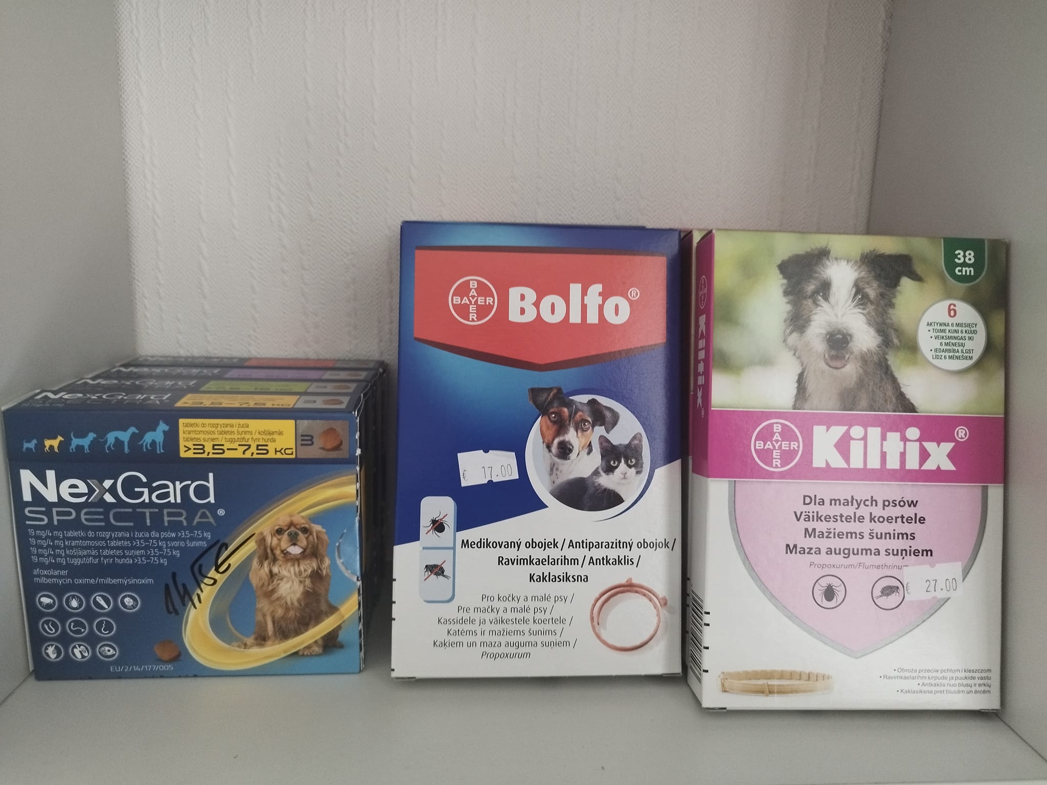 Bayer Bolfo, Kiltix un Foresto pretblusu kaklasiksnas